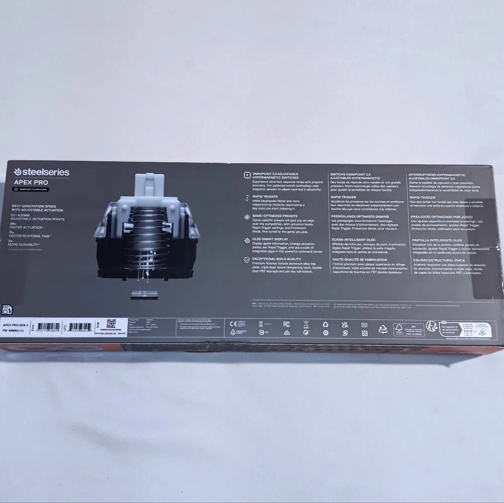 Steelseries Apex Pro Wireless Keyboard Gen 3